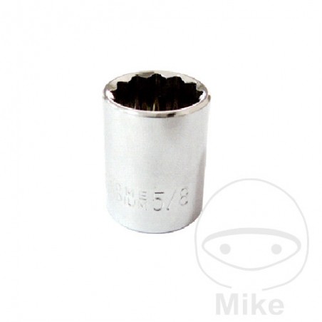 JMP Llave de vaso bihexagonal con 12 bordes 3/8 5/8 722.55.08