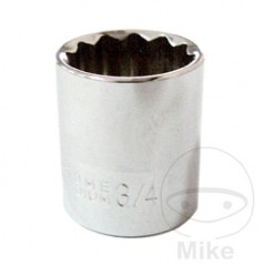 JMP Llave de vaso bihexagonal con 12 bordes 3/8 3/4 722.55.10