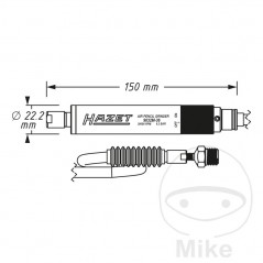 HAZET Mini straight sharpener 3 MM 6 6569033
