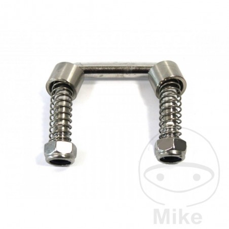 Trailer retaining bracket with springs 338.04.42