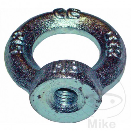Zinc plated round nut M8 338.61.25