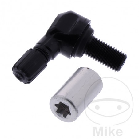 Válvula en ángulo aluminio para sistema control presión neumáticos SCHRADER 11.5 MM 736.04.06