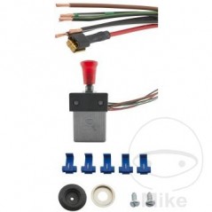 HELLA Interruptor de emergencia con protección contra salpicaduras agua 12V 1665058