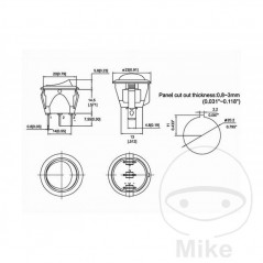 Round on/off switch 1940970
