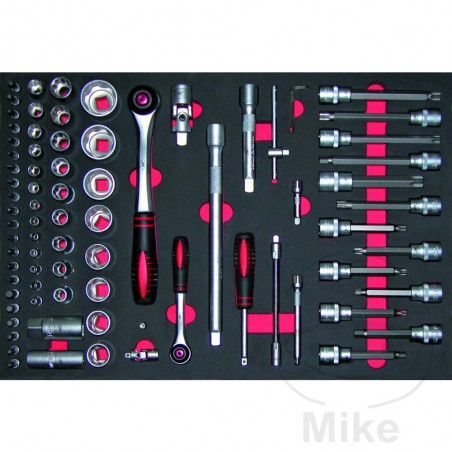 JMP Kit 82 tools with insert for tool cart 606.11.47