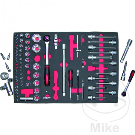 JMP Kit 82 tools with insert for tool cart 606.11.47