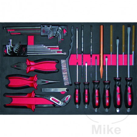 kit de 36 eines amb insert per a carro d'eines