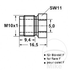 ATE Union screw M10X1 F 5 MM 4421053
