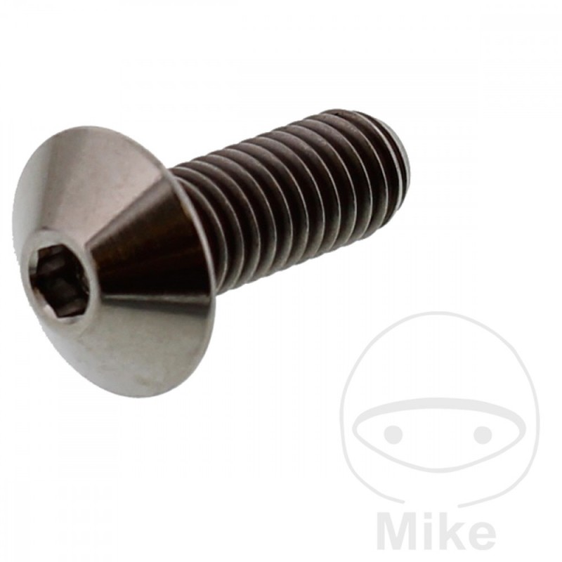 JMP Tornillo titanio cabeza alomada M6X1.00 MM 775.16.29VAR