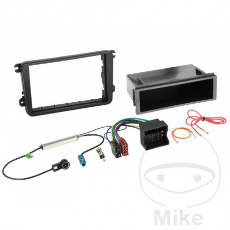 Radio panel and connection kit 2-DIN AUF 1-DIN VAG 1940904