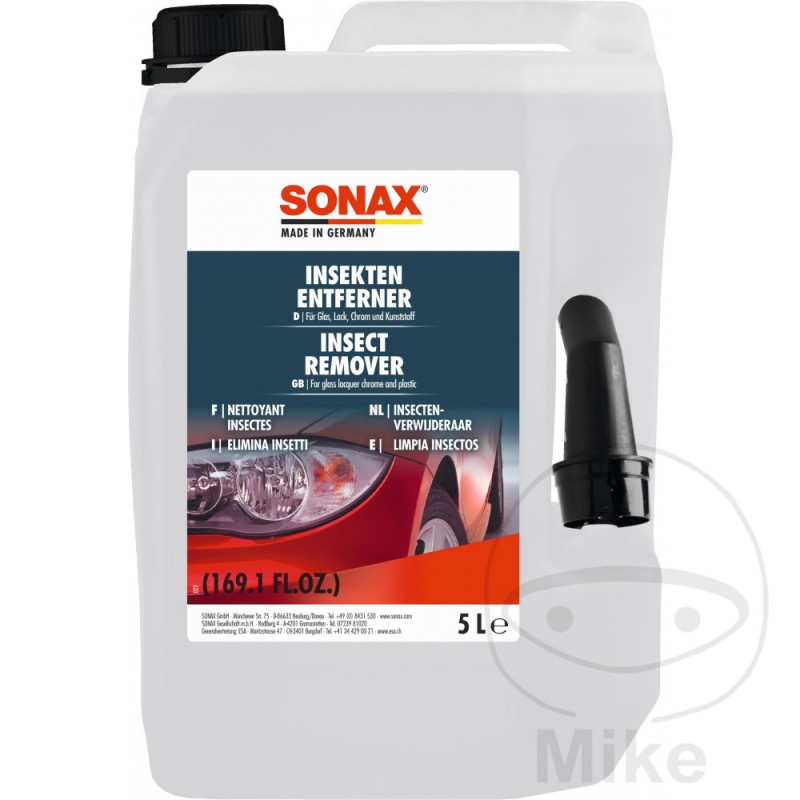 SONAX Líquido quita insectos para coche 5L 5566022 5566013
