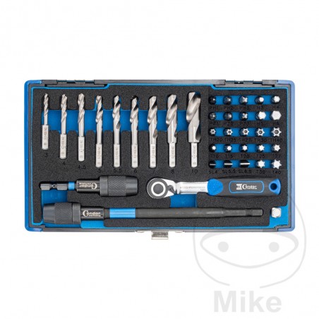 CONDOR Set of spiral drill bits + hexagonal 1/4 HSS-G M2 6370083