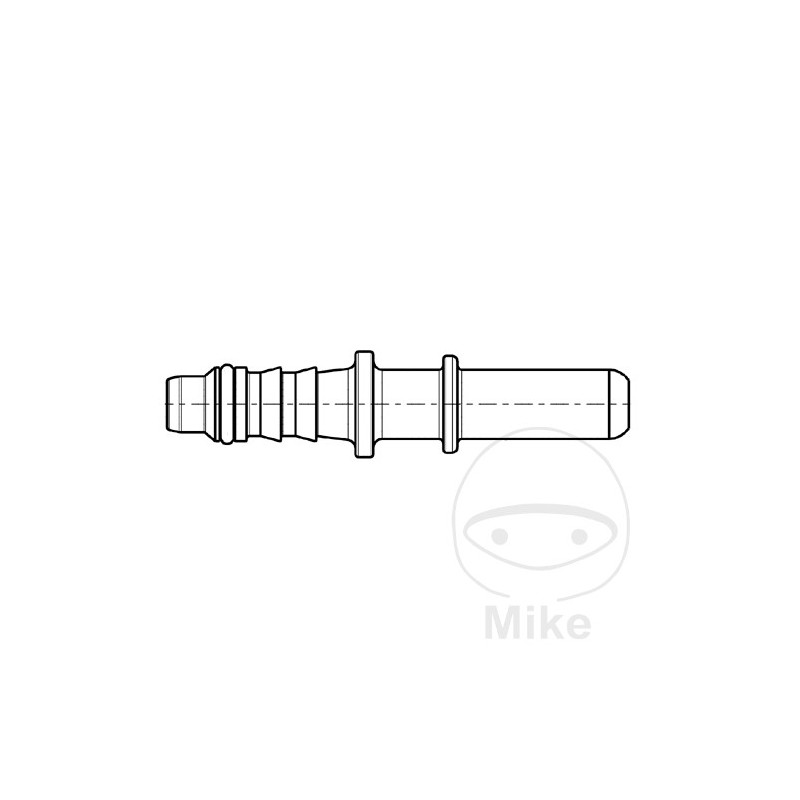 Juego conectores dobles para manguera de combustible 10 MM S3/8 467.25.80