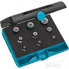 Set of 9 torx bits for external screws 607.80.42