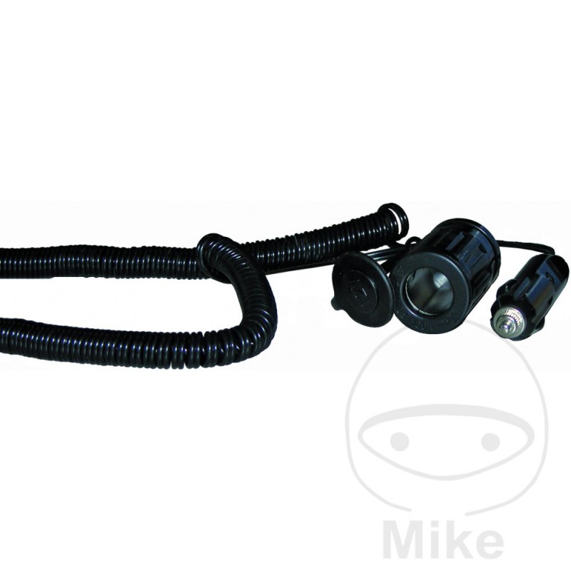 Enchufe de mechero con cable en espiral 4.5 M 12V 255.09.86
