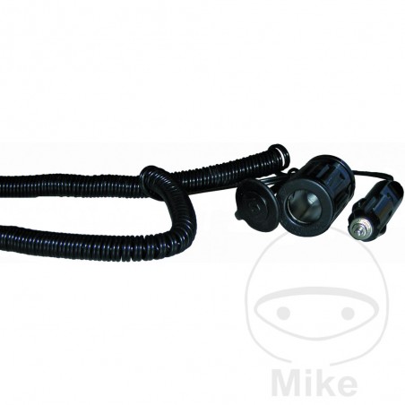 Enchufe de mechero con cable en espiral 4.5 M 12V 255.09.86
