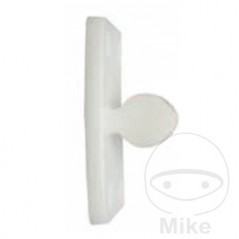 Soporte de puerta leva con placa base PVC 338.75.37