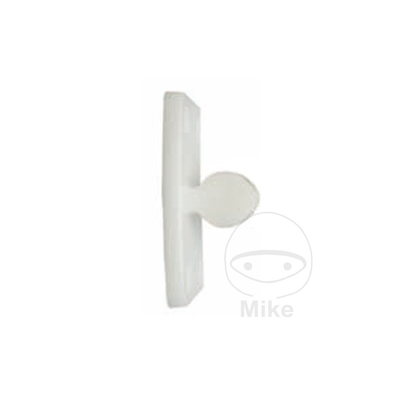 Soporte de puerta leva con placa base PVC 338.75.37