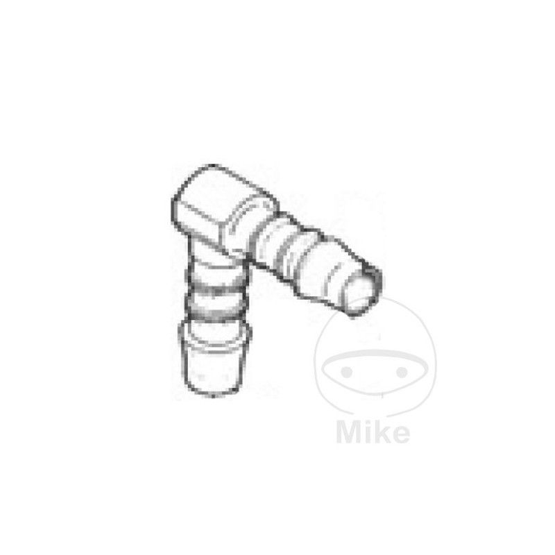 Pack of 2 standard angled radiator hose connectors 90 WS19 467.21.92