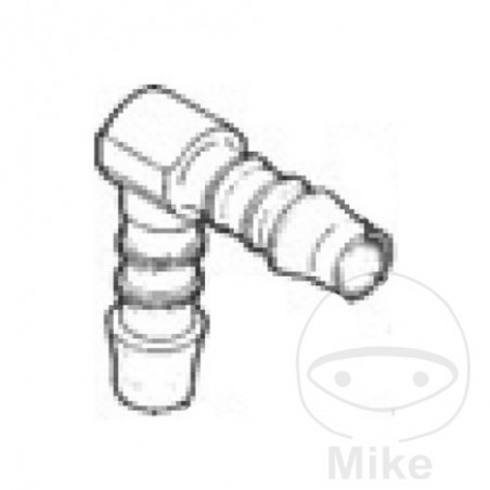 Pack of 2 standard angled radiator hose connectors 90 WS19 467.21.92