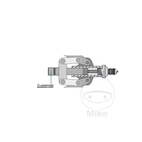pull spindle for riveting pliers 1+5