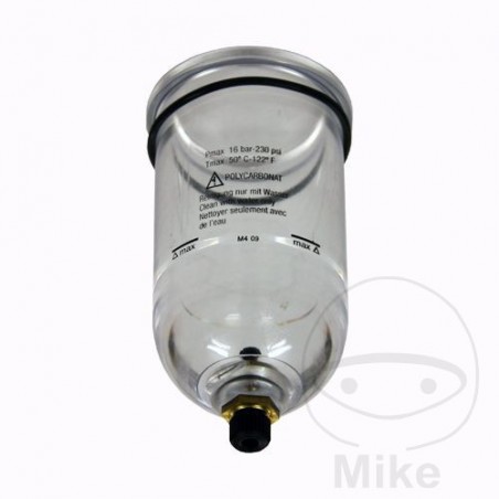 Replacement glass for filter with pressure regulator DN 15 656.80.59