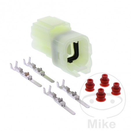 4-pole male flat plug connector 2.2N 2.2 736.04.64