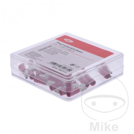 JMP Pack 25 conectores de cable hembra enchufe plano 0.5-1.5 4.8 MM ALTN: 1580217 158.07.47