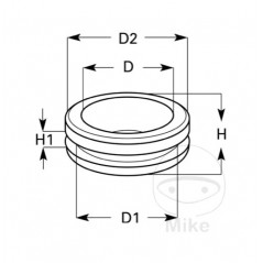 DRESSELHAUS Pack of 8 open double-sided cable glands 6 X 9 11 ALTN: 1582774 479.20.99