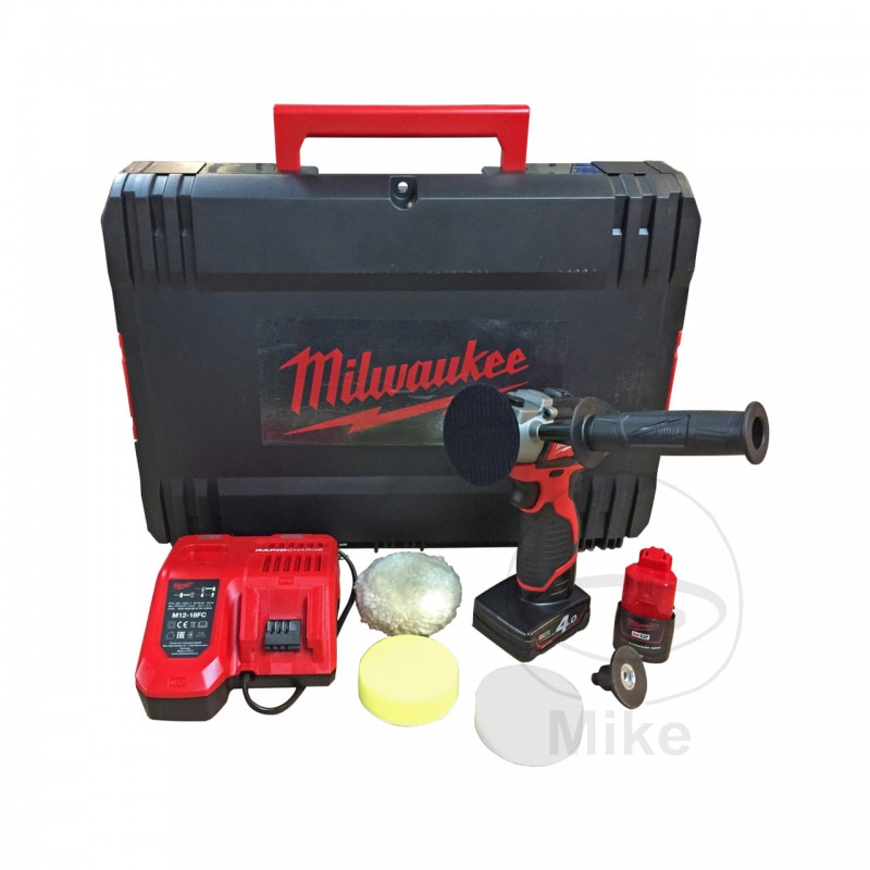 MILWAUKEE Mini polisher kit with rechargeable battery 12V 685.02.09