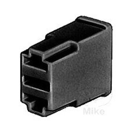 2-poliges flachstecker-buchsengehäuse