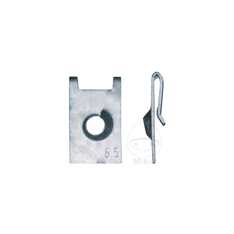 Pack 10 tuercas de chapa metalicas carroceria acero 6.3 MM 481.01.78