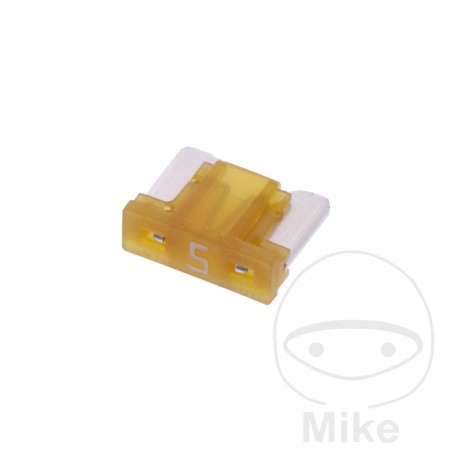 JMP Pack of 5 mini flat pin fuses 5A HBR 1490107