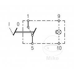 HELLA on/off switch 1450436