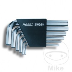 HAZET Set of 6 angled allen screwdrivers 605.15.36