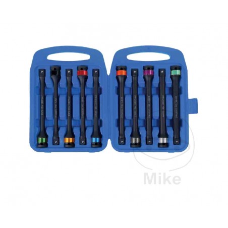 Kit 10 extensores para llave de vaso 90-200 NM 611.00.45