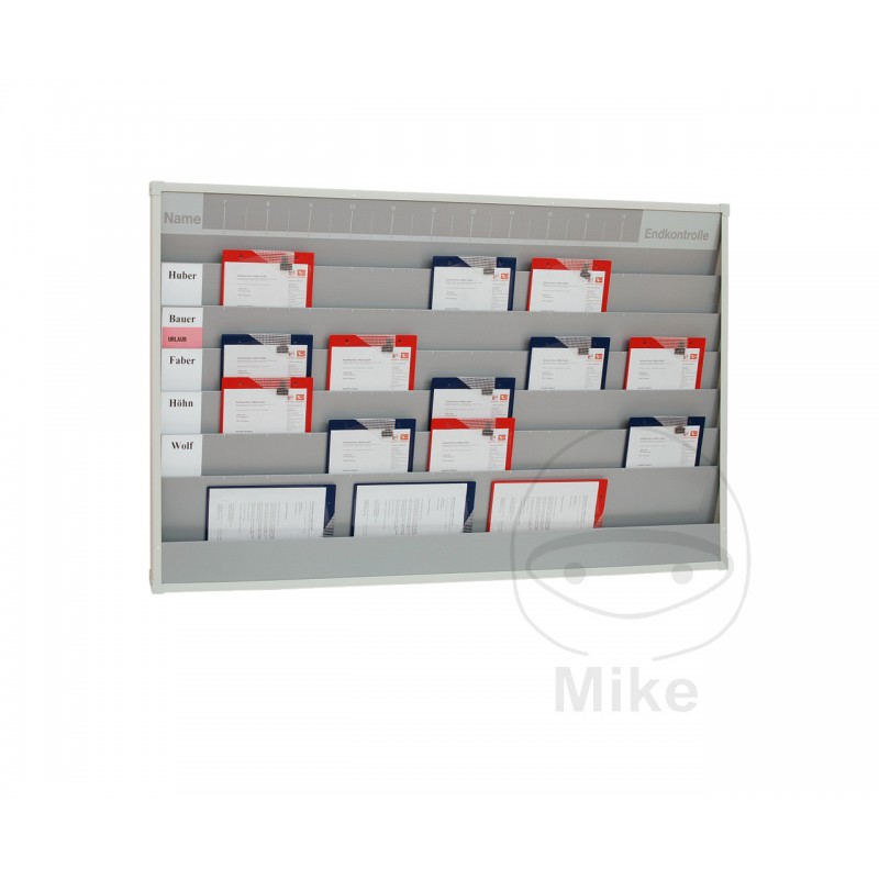 Planificador de taller con 6 espacios A4 1580 X 900 76 MM 699.02.18