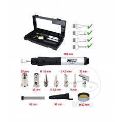 KS TOOLS Juego 11 piezas de microsoldadura a gas 5575070 685.05.25