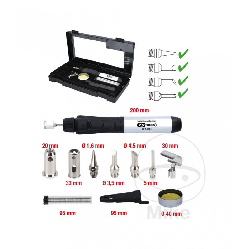 KS TOOLS 11-piece gas micro-welding set 5575070 685.05.25