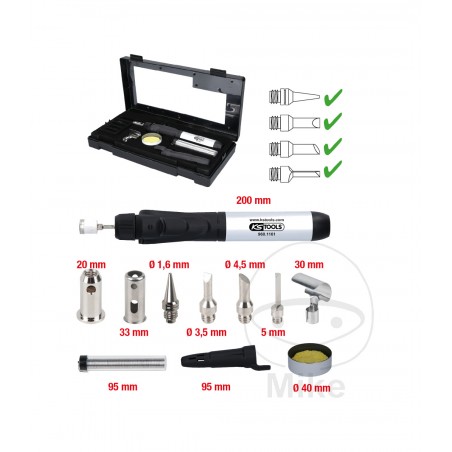 KS TOOLS 11-piece gas micro-welding set 5575070 685.05.25