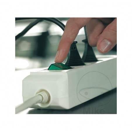 HUF Power strip 6 plugs with cable 1.5M 685.20.73