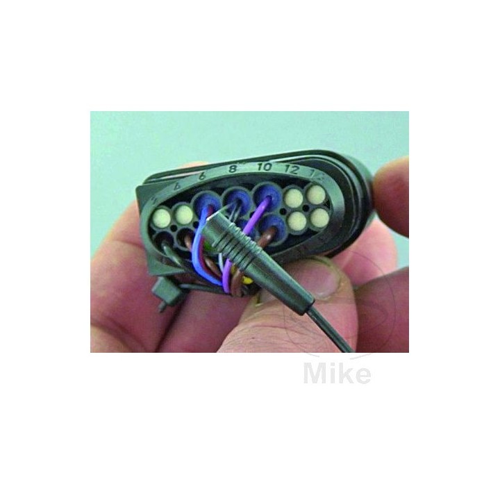 Micro barbed connection testing kit with silicone cable 609.01.79