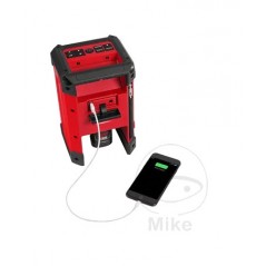 MILWAUKEE Radio para taller con batería recargable 12V M12 RCDAB+-0 685.04.95