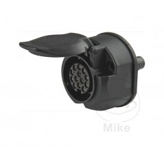 Enchufe 13 polos con contacto de desconexión luz antiniebla trasera + junta goma 12V 1460047