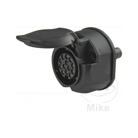 Enchufe 13 polos con contacto de desconexión luz antiniebla trasera + junta goma 12V 1460047