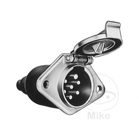 Conector enchufe remolque 7 polos conexión atornillada 24V 1467950