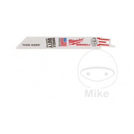 MILWAUKEE Reciprocating saw blade for metal 150X1 MM 0.5-3 VE5 6850339