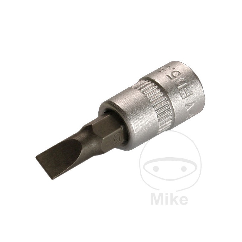 JMP Flat screwdriver bit 1/4 4.5 605.32.43