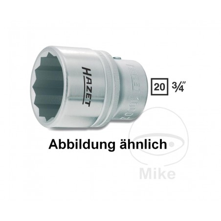 HAZET Llave de vaso bihexagonal 3/4 55 MM 67 605.80.36