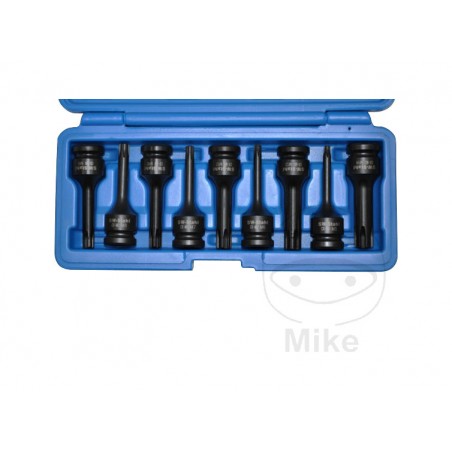 Reinforced screwdriver bit set RIBE 1/2 75 MM M5-M14 605.96.61